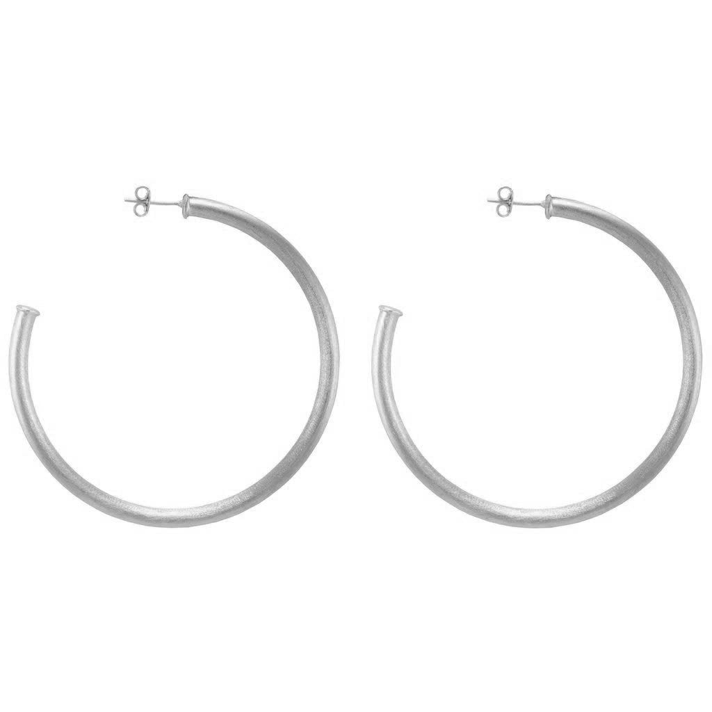 Silver Small Everybody's Favorite Hoops