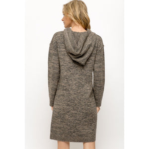 Charcoal Sweater Dress